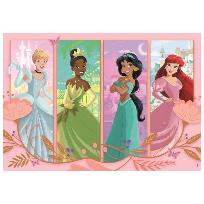 Clementoni Puzzle 2x60 Principesse Disney Super Color Unisex 4+ Anni