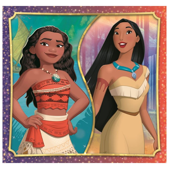 Clementoni Puzzle Super Color 3x48 Pezzi Disney Princess Per Bambini