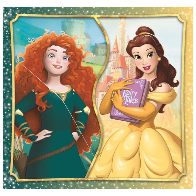Clementoni Puzzle Super Color 3x48 Pezzi Disney Princess Per Bambini