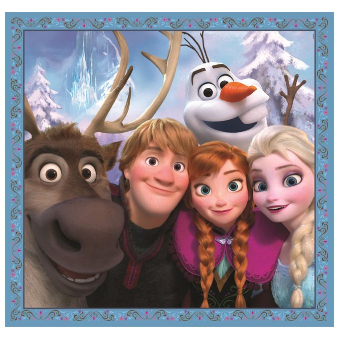 Clementoni Puzzle Bambini 3x48 Pezzi Supercolor Disney Frozen