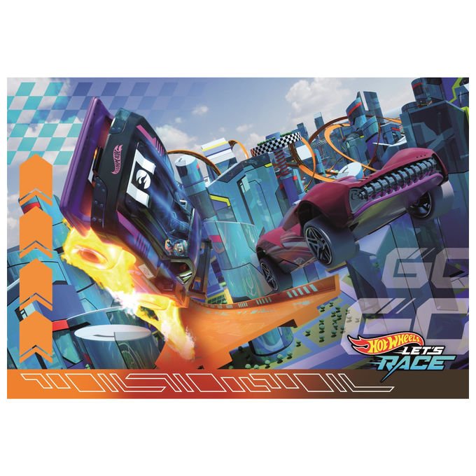 Clementoni, Puzzle Kids Hotwheels, 2x60 Pezzi, Multicolore