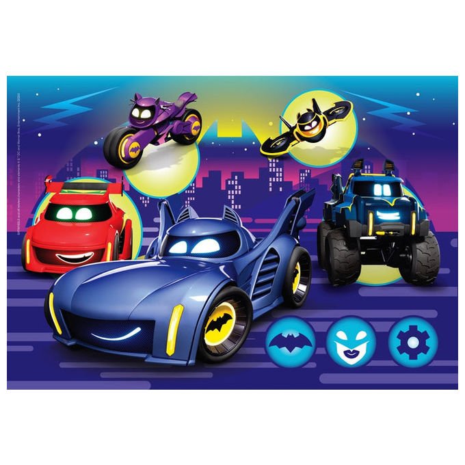 Clementoni Supercolor Batwheels Puzzle 2x20 Pezzi Fumetti