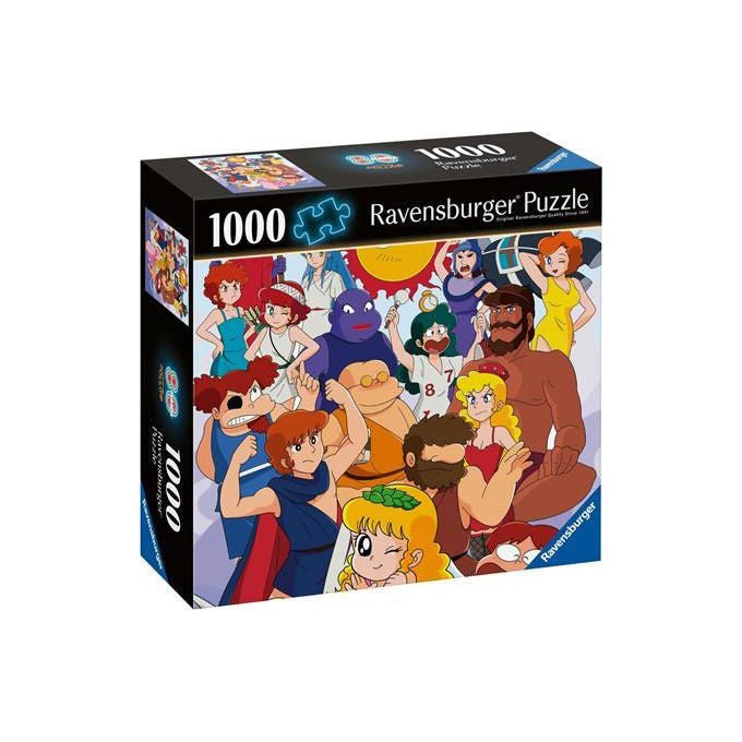 Ravensburger Pollon 80s Mania Puzzle da 1000 Pezzi 70x50 cm Anime e Manga
