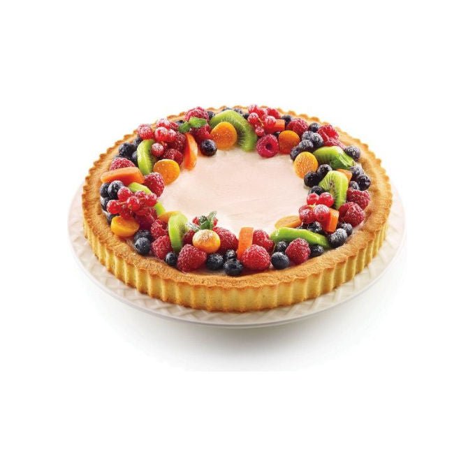 Silikomart Stampo Crostata Classic 26 cm con anello di supporto