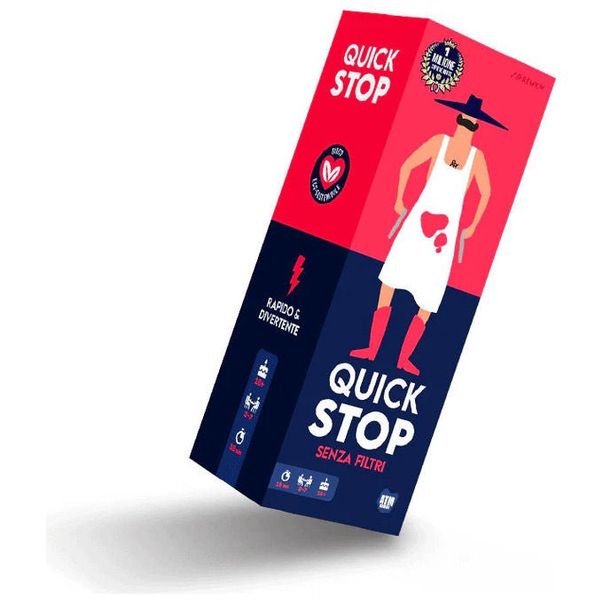 Asmodee Quickstop Senza Filtri Gioco di Carte Party Game