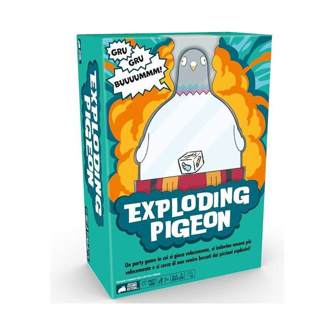 Asmodee Exploding Pigeon Gioco da Tavolo Party Game 3-99 Giocatori