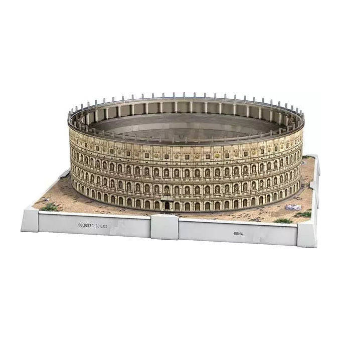Ravensburger Puzzle 3D Iconics Colosseo Roma con Luce 216 Pezzi