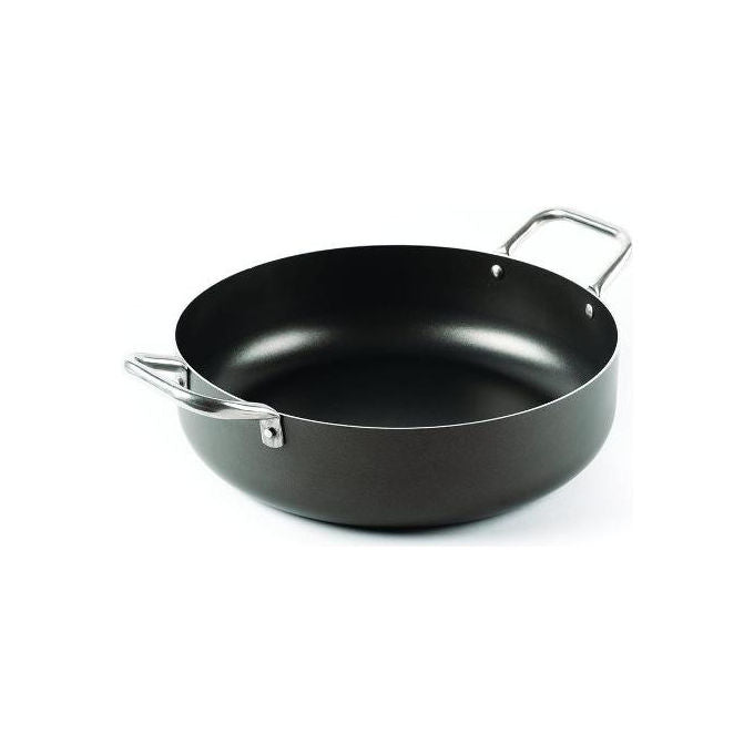 Domo Tegame con 2 Manici in Acciaio Grigio Scuro Chef Line D94TE3600