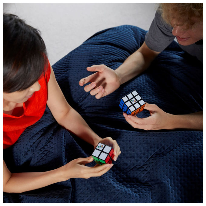 Spin Master 6064009 Cubo di Rubik Duo Pack Rompicapo 3x3 e Mini 2x2 per Adulti e Bambini 8+ anni colore Multicolore
