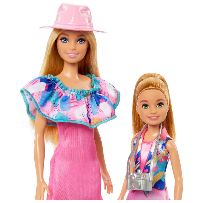 Barbie HRM09 Stacie alla Riscossa Set 2 Bambole Moda con Abiti Rimovibili 2 Cuccioli e Accessori colore Multicolore