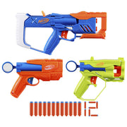 Nerf, Blaster Giocattolo N-Series Triple Action, Multicolore, con 12 Dardi