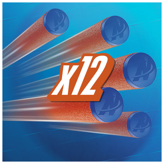 Nerf, Blaster Giocattolo N-Series Triple Action, Multicolore, con 12 Dardi