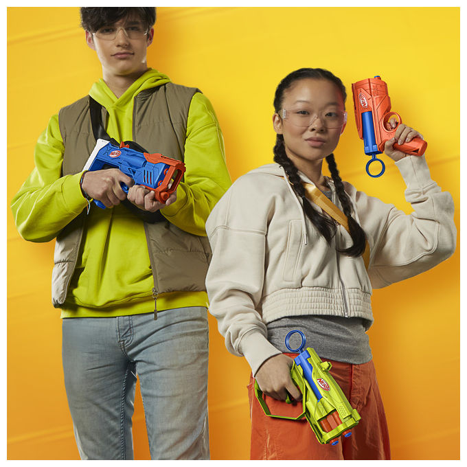 Nerf, Blaster Giocattolo N-Series Triple Action, Multicolore, con 12 Dardi
