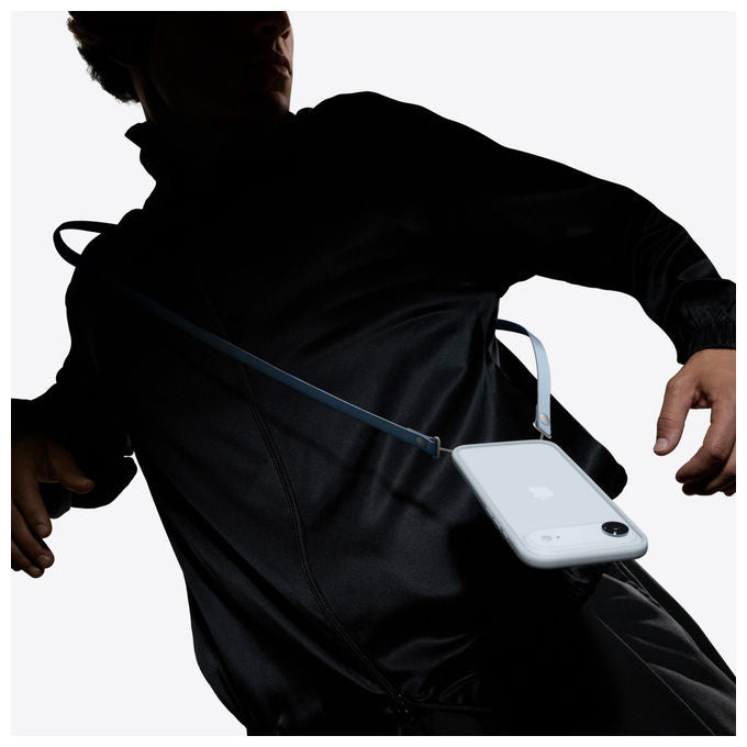 Apple Tracolla per iPhone Grigio Chiaro Tessuto Riciclato