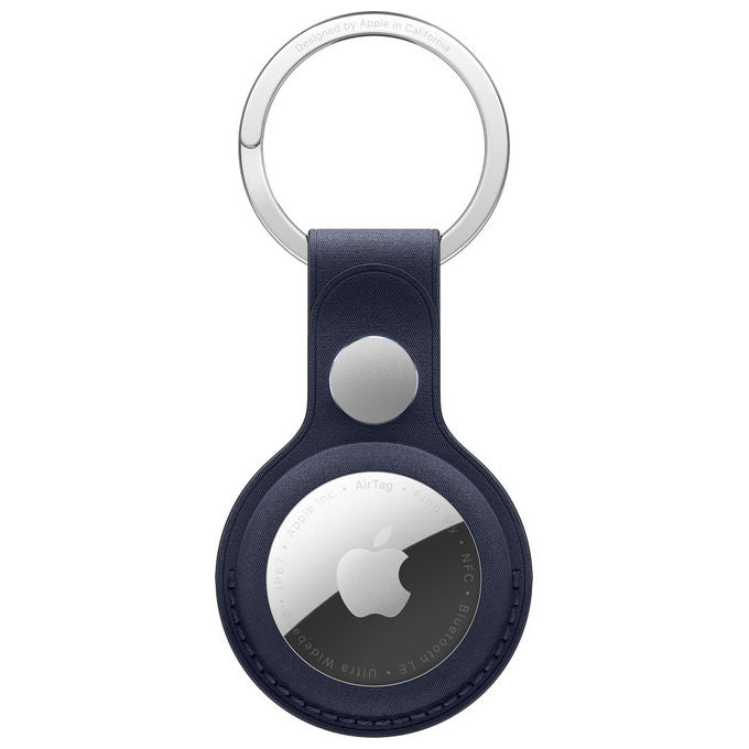 Apple Portachiavi FineWoven Blu Navy per AirTag Tessuto Riciclato