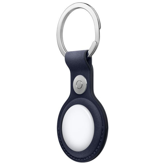 Apple Portachiavi FineWoven Blu Navy per AirTag Tessuto Riciclato