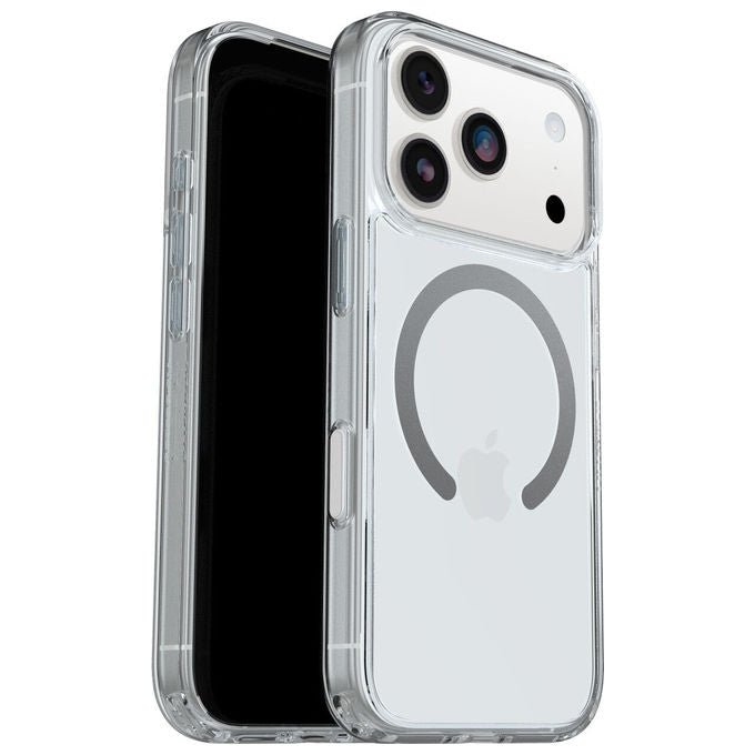 OtterBox Custodia Symmetry Series Clear MagSafe Trasparente Per iPhone 17 Pro - Yeppon