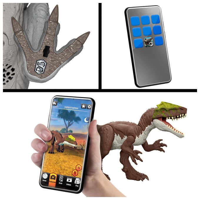 Mattel Jurassic World Distortus Rex Action Figure Multicolore Giocattolo con Artigli