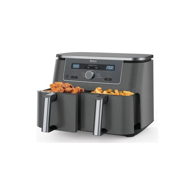 Ninja DZ400EU Friggitrice ad Aria Doppia 9.5L 2470 W Grigio