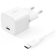 Belkin Caricatore USB-C 25W con Cavo Tipo C 60W Ricarica Rapida Bianco
