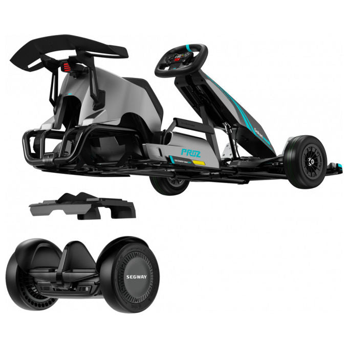 Segway Gokart Pro 2 Go-kart Cavalcabile Grigio-Nero Velocita' 43 km-h