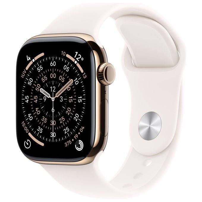 Apple Watch Series 11 GPS + Cellular 42mm Titanio Oro Rosa Fard S-M