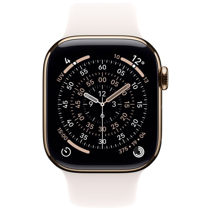 Apple Watch Series 11 GPS + Cellular 42mm Titanio Oro Rosa Fard S-M