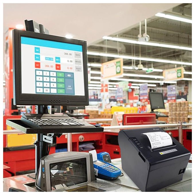 Equip Stampante Pos 203 x 203 Dpi Cablato Termico 351005