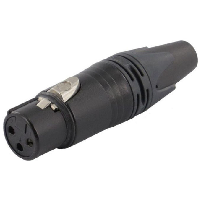 Equip Cavo di Collegamento XLR a 3 Poli Nero