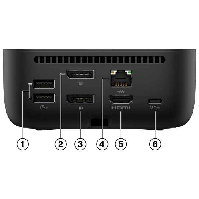 Hp Dock Usb-C 100W G6 Jet Black