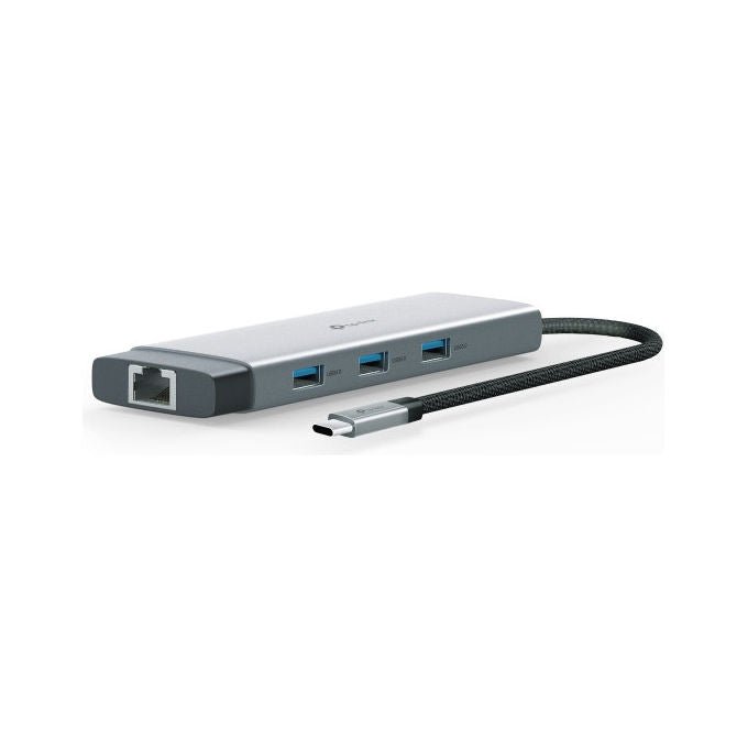 TP-Link Hub USB-C 9 in 1 5000 Mbit-s HDMI RJ-45 Grigio Scuro