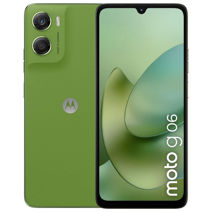 Motorola Moto G06 Smartphone 6.88'' Doppia SIM 4GB RAM 256GB Verde