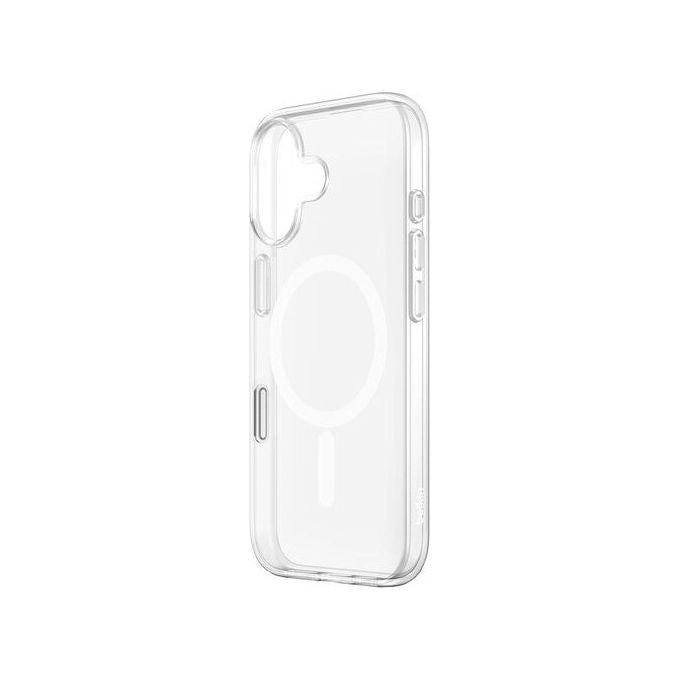 Belkin Custodia Magnetica Trasparente SheerForce per iPhone 17 Compatibile MagSafe