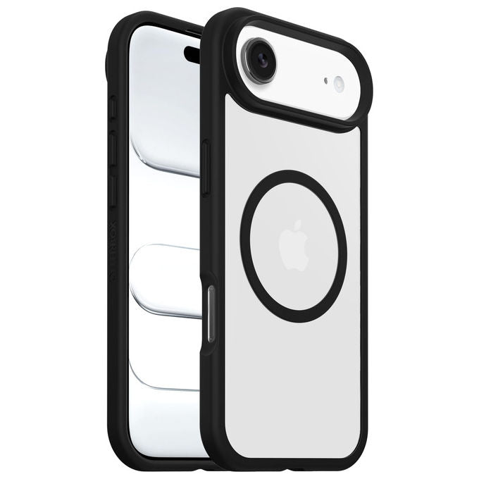 OtterBox, React MagSafe Cover per iPhone Air, Nero Trasparente, Antiurto - Yeppon