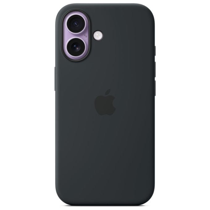 Apple Custodia MagSafe in Silicone Nero per iPhone 17