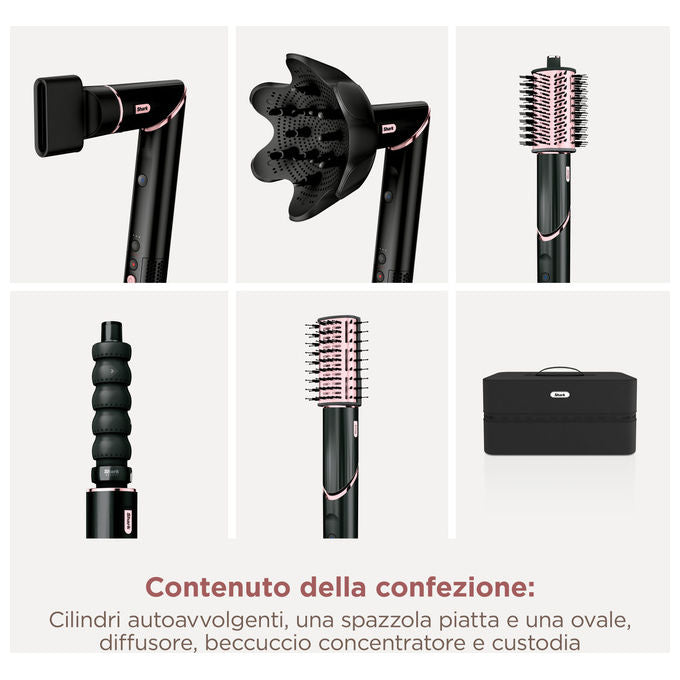 Shark HD446EU Asciugacapelli FlexStyle Complete Set Nero Multistyler 5 in 1