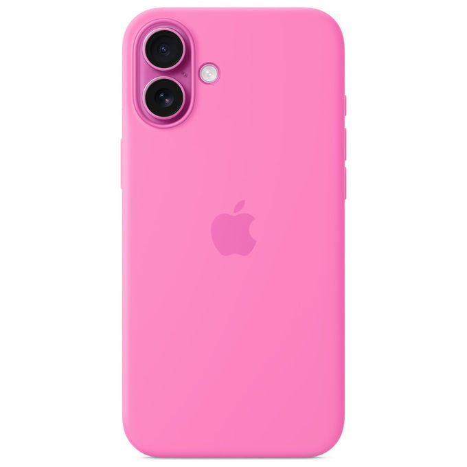 Apple Custodia MagSafe in Silicone Rosa Peonia per iPhone 16 Plus
