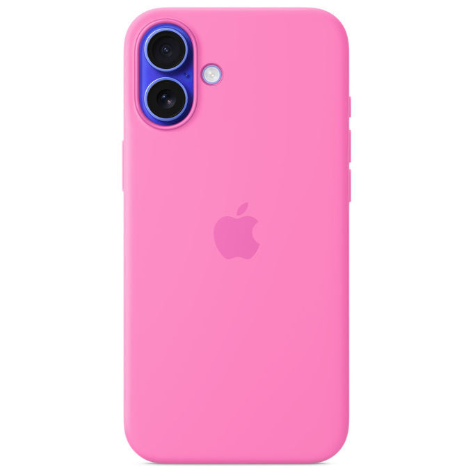 Apple Custodia MagSafe in Silicone Rosa Peonia per iPhone 16 Plus