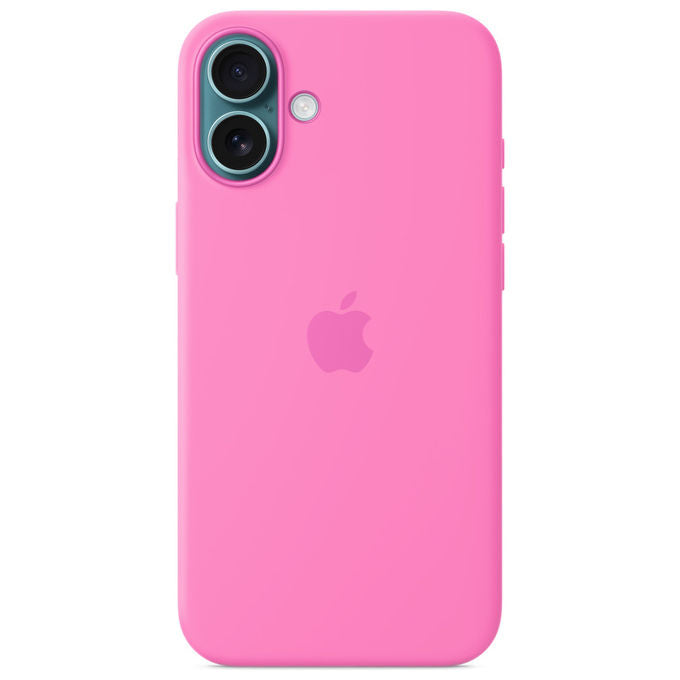 Apple Custodia MagSafe in Silicone Rosa Peonia per iPhone 16 Plus
