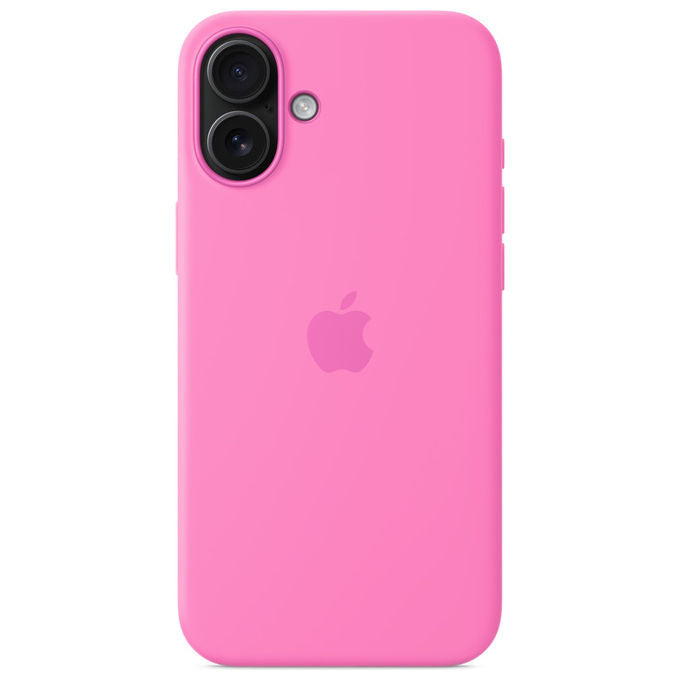 Apple Custodia MagSafe in Silicone Rosa Peonia per iPhone 16 Plus