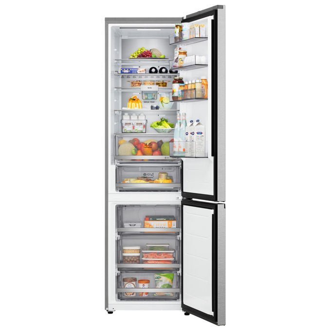 LG Frigorifero Combinato Fit and Max Classe C 375L AI Inverter Metal Sorbet Argento