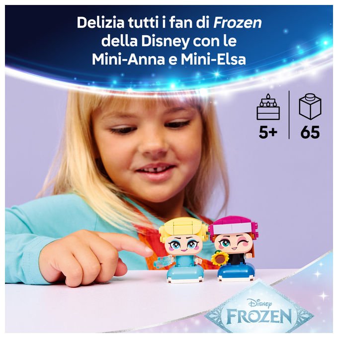 LEGO, Disney Princess, Mini Anna e Mini Elsa