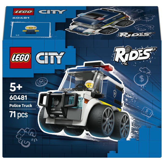 LEGO City, SUV della Polizia, Veicolo Giocattolo, 60481