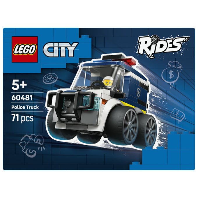 LEGO City, SUV della Polizia, Veicolo Giocattolo, 60481