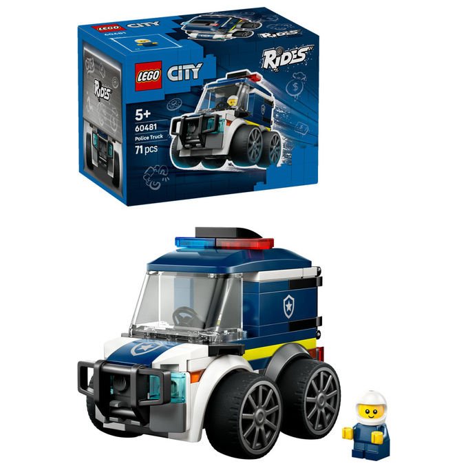 LEGO City, SUV della Polizia, Veicolo Giocattolo, 60481