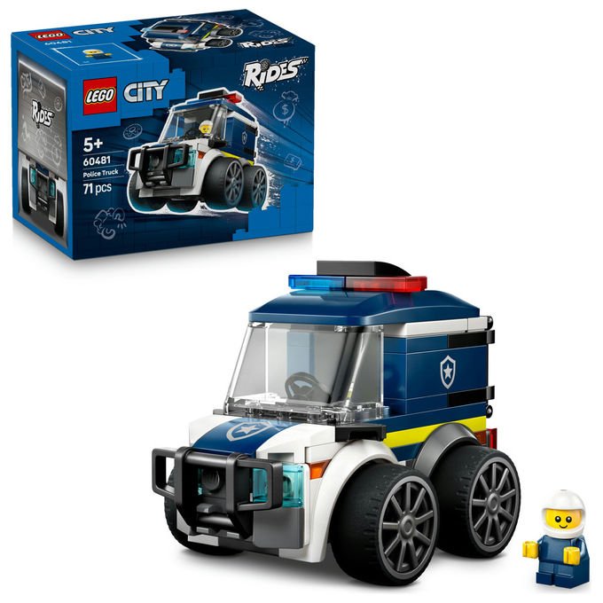 LEGO City, SUV della Polizia, Veicolo Giocattolo, 60481