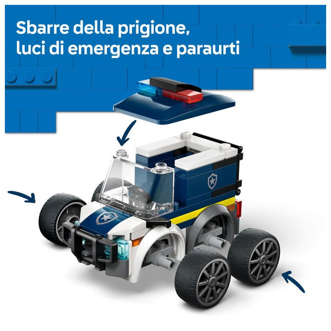 LEGO City, SUV della Polizia, Veicolo Giocattolo, 60481