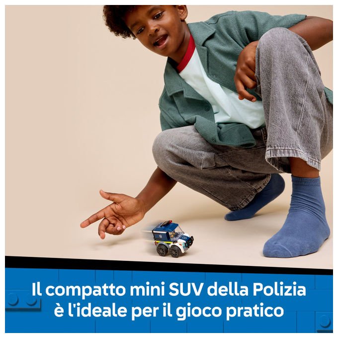 LEGO City, SUV della Polizia, Veicolo Giocattolo, 60481