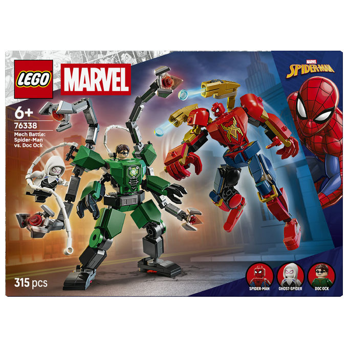 Lego, Battaglia Mech Spider-Man vs Doc Ock, Lego Super Heroes Marvel 76338