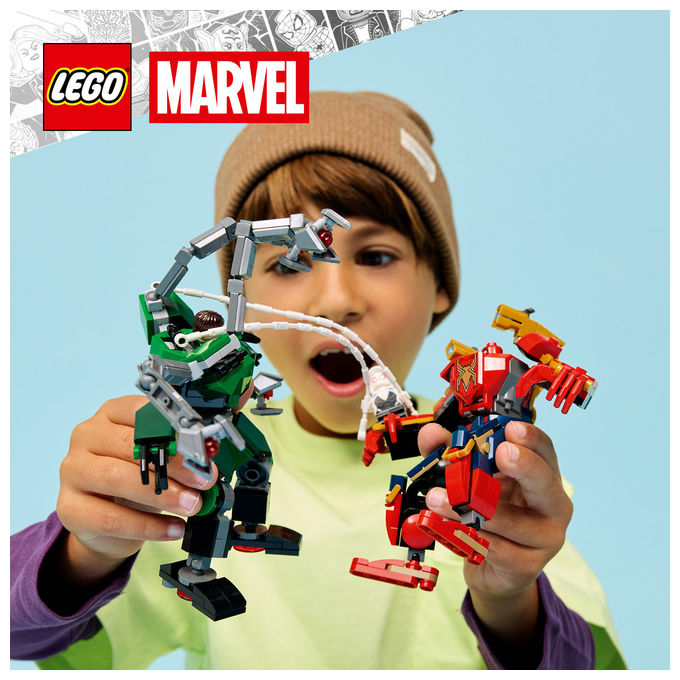 Lego, Battaglia Mech Spider-Man vs Doc Ock, Lego Super Heroes Marvel 76338